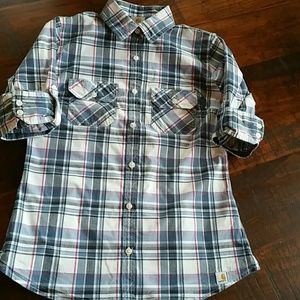 Carhartt plaid button down.